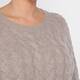 Marina Rinaldi Cable Knit Tunic Taupe