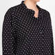 Marina Rinaldi Spot Print Shirt Black