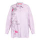 Marina Rinaldi Pure Cotton Embroidered Shirt Lilac
