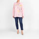 Marina Rinaldi Pure Cotton Embroidered Shirt Pink
