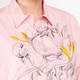 Marina Rinaldi Pure Cotton Embroidered Shirt Pink