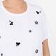 Marina Rinaldi Jewel Cluster T-Shirt White 