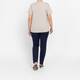 Marina Rinaldi Jewel Collar T-Shirt Taupe