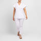 Marina Rinaldi Cotton T-Shirt White 
