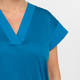 Marina Rinaldi Cotton T-Shirt Ocean Blue 