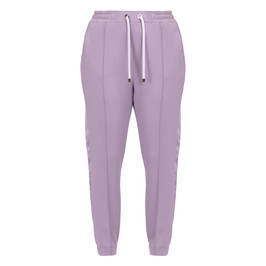 Marina Rinaldi Satin Trim Jogger Lilac  - Plus Size Collection