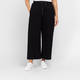 Marina Rinaldi Cropped Scuba Jersey Trouser Black 