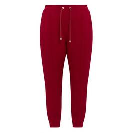 Marina Rinaldi Jersey Pull-On Trouser Red  - Plus Size Collection
