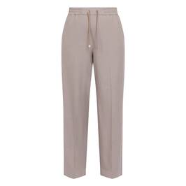 Marina Rinaldi Pull On Trouser Taupe - Plus Size Collection