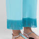 Marina Rinaldi Fringed Jersey Trouser Turquoise