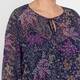 Marina Rinaldi Floral Tunic Navy 