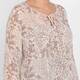 Marina Rinaldi Floral Tunic Beige 