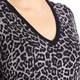 MARINA RINALDI monochrome leopard print SWEATER