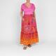 Marina Rinaldi Wildflower Maxi Skirt Hot Pink 