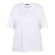 Marina Rinaldi Cotton Embroidered T-Shirt White