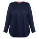 Marina Rinaldi Cotton Jersey T-Shirt Navy
