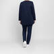 Marina Rinaldi Cotton Jersey T-Shirt Navy