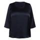 Marina Rinaldi Satin Blouse Midnight