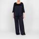 Marina Rinaldi Satin Blouse Midnight