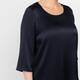 Marina Rinaldi Satin Blouse Midnight