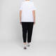 Marina Rinaldi Jewel Collar T-Shirt White 