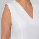 Marina Rinaldi Triacetate Cady Top White Optional Sleeve