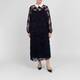 Marina Rinaldi Embroidered Lace Collared Top
