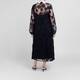 Marina Rinaldi Embroidered Lace Collared Top