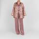 Marina Rinaldi Envers Satin Pull-On Trousers Pink