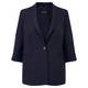 Marina Rinaldi navy linen blazer jacket