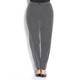 Marina Rinaldi monochrome micro-check jersey TROUSERS