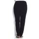 MARINA RINALDI tailored pull-on black TROUSERS with elasticated waist