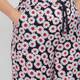 Marina Rinaldi Daisy Print Trousers Navy 