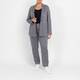 Marina Rinaldi Houndstooth Jersey Jacket Grey