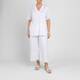 Marina Rinaldi Cotton Jersey T-Shirt White 