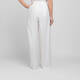 Marina Rinaldi Viscose Twill Trousers White 