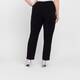 Marina Rinaldi Cady Slim Trousers Black