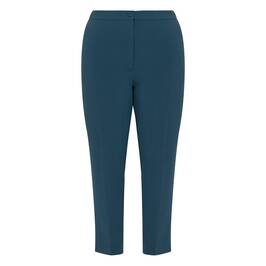Marina Rinaldi Cady Slim Trousers Emerald  - Plus Size Collection