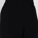 MARINA RINALDI BLACK PULL-ON FRONT CREASE TROUSER 