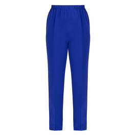 Marina Rinaldi Pull On Front Crease Trouser Cobalt - Plus Size Collection