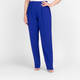 Marina Rinaldi Pull On Front Crease Trouser Cobalt
