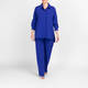 Marina Rinaldi Cady Triacetate Shirt Cobalt 