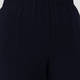 MARINA RINALDI NAVY PULL ON FRONT CREASE TROUSER 