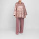 Marina Rinaldi Envers Satin Pull-On Trousers Pink