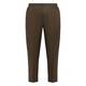 Marina Rinaldi Linen Cigarette Trousers Khaki Green