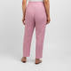 Marina Rinaldi Pure Linen Cigarette Trousers Pink 