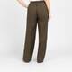 Marina Rinaldi Pull On Linen Trousers Khaki Green
