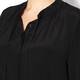 Marina Rinaldi drawstring neck silky black Tunic