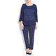 Marina Rinaldi french navy slim leg TROUSERS