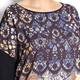 Marina Rinaldi baroque print jersey back TUNIC